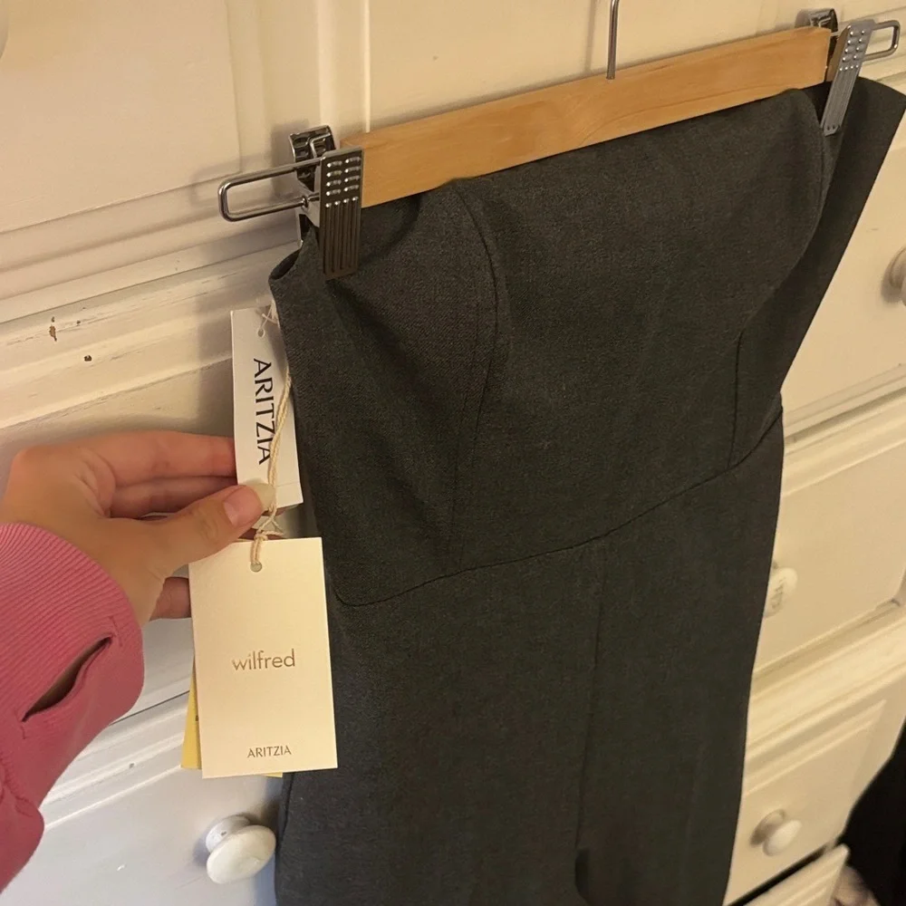 Aritzia Wilfred Endless Jumpsuit in Heather Charcoal - Picture 5 of 9